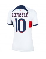 Paris Saint-Germain Ousmane Dembele #10 Vieraspaita Naisten 2023-24 Lyhythihainen
